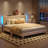 Abe Upholstered Platform Bed Frame with Storage Headboard and LED Lighting-978940313-979535120