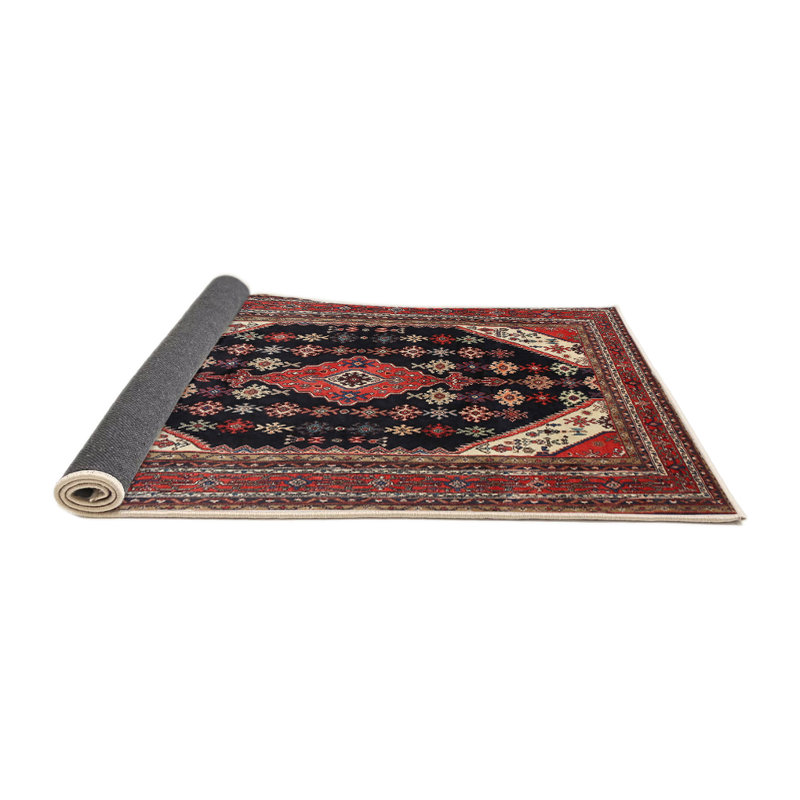 Tapis orange Southwestern, Rectangle 5 pi x 7 pi