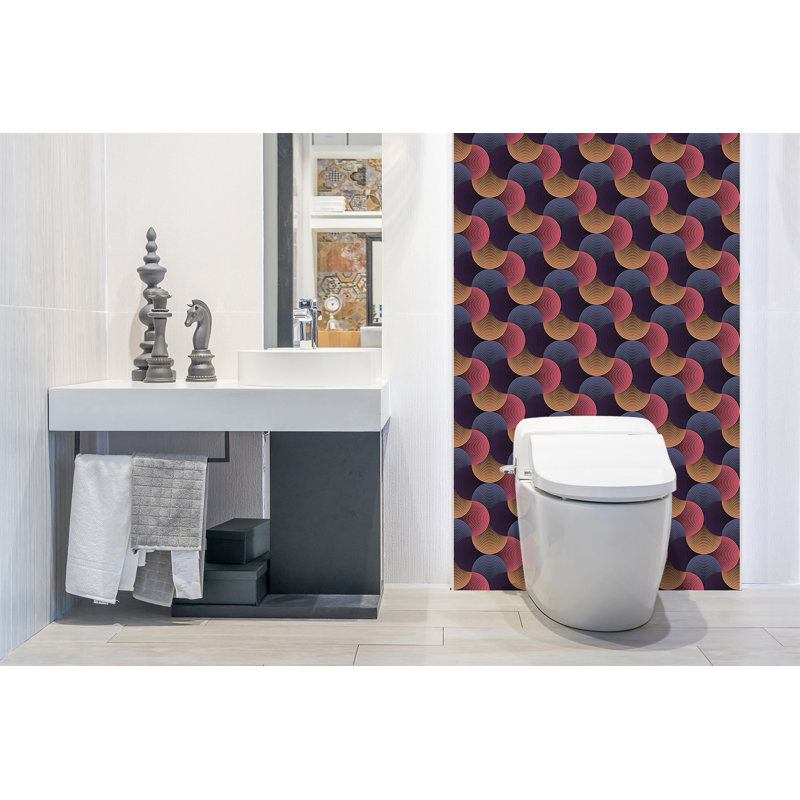 Self Adhesive Vinyl Splashback Sticker Wall Stickers 39,37x19,68 Inch Tile Peel and Stick Wall Tiles