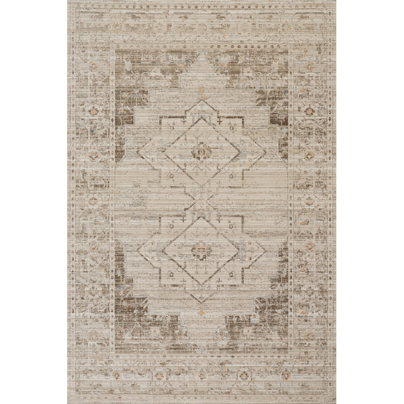 Tapis intérieur / extérieur délavé à la machine Nuloom Lolita, Tapis de couloir 2 pi x 6 pi