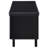 Black 2-door Storage Bench-854957110