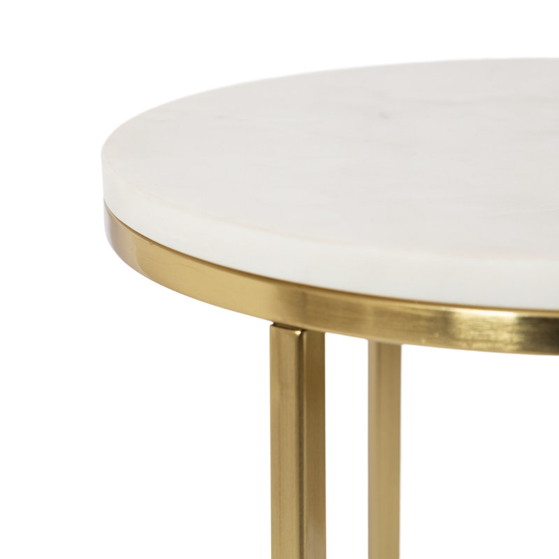 Tables gigognes de 25 po Vincie, Doré