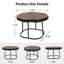 Table basse moderne de forme irrégulière avec base en métal