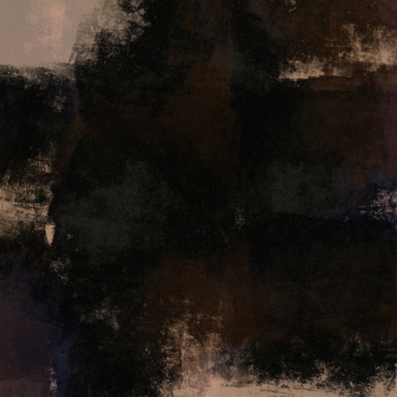 Deep Grunge Abstraction by Josie George — Abstract Wall Art, 12 × 12, Matted Framed Print, White