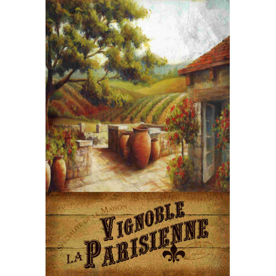 «French Vineyard», impression sur toile tendue
