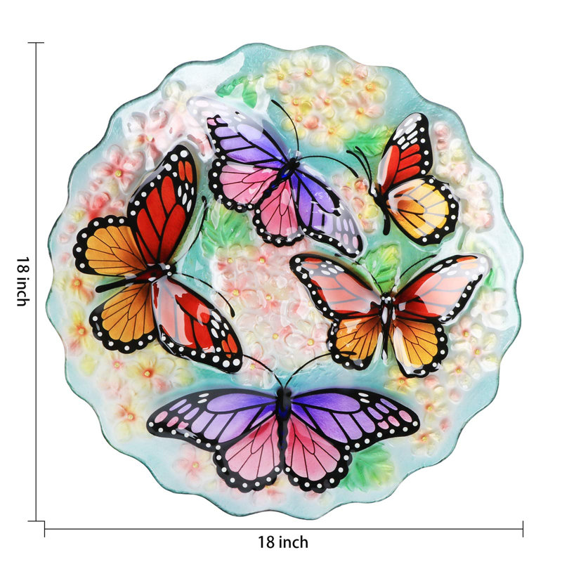 Bain d'oiseaux papillon Caenada
