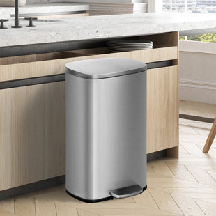 Poubelle à pédale 13,2 gallons Tutink Steel