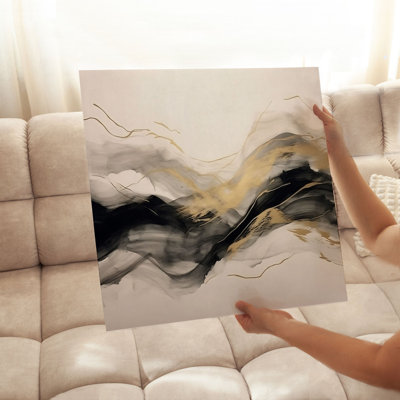 «Abstract Waves III», reproduction d'art moderne sans cadre