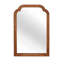 Miroir de coin 20 po x 30 po en bois massif, idéal pour toutes les pièces et un usage polyvalent-129591027-129591026