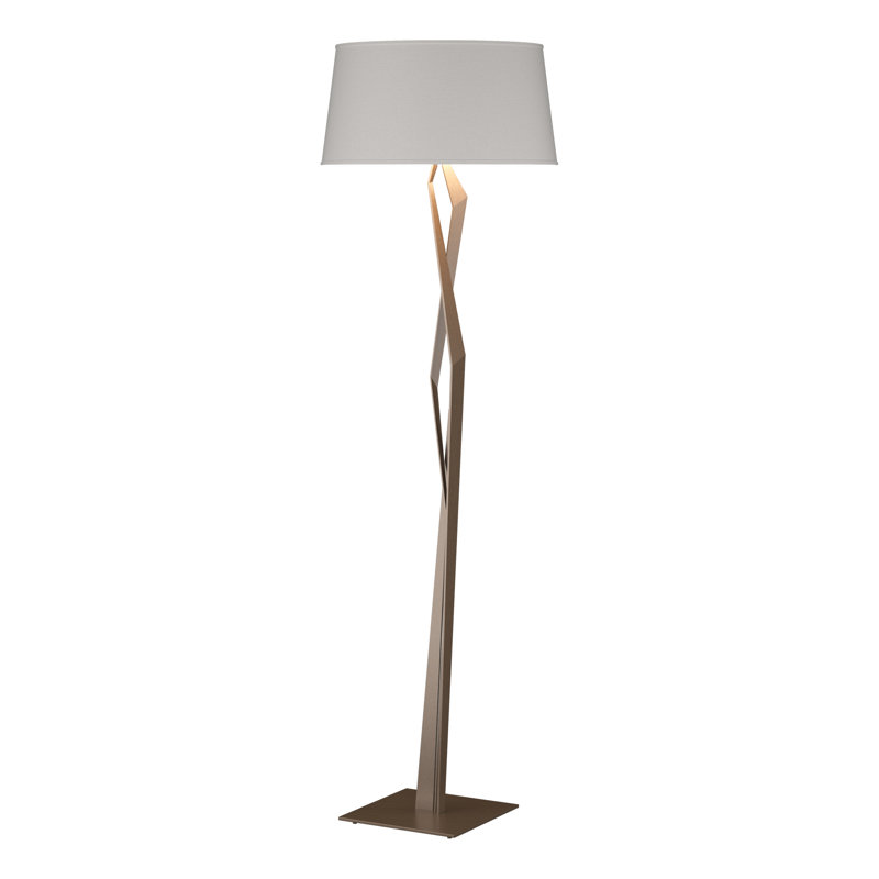 Facet 66" Novelty Floor Lamp, Bronze, Flax
