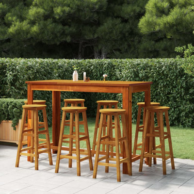 Adaneli Solid Wood Counter Stool