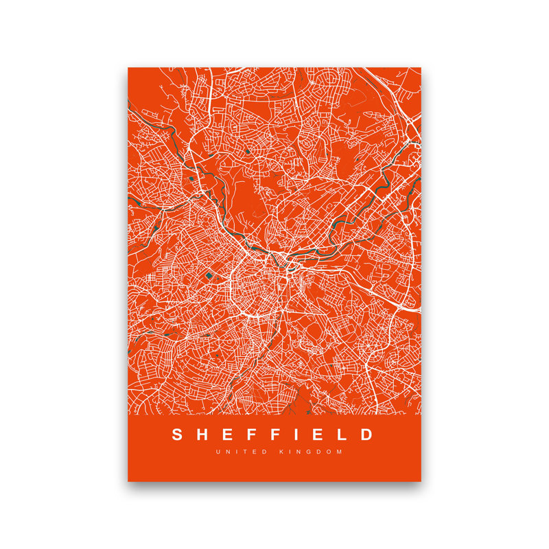 Sheffield I - Print, Wrapped Canvas, 30cm H x 21cm W x 1cm D
