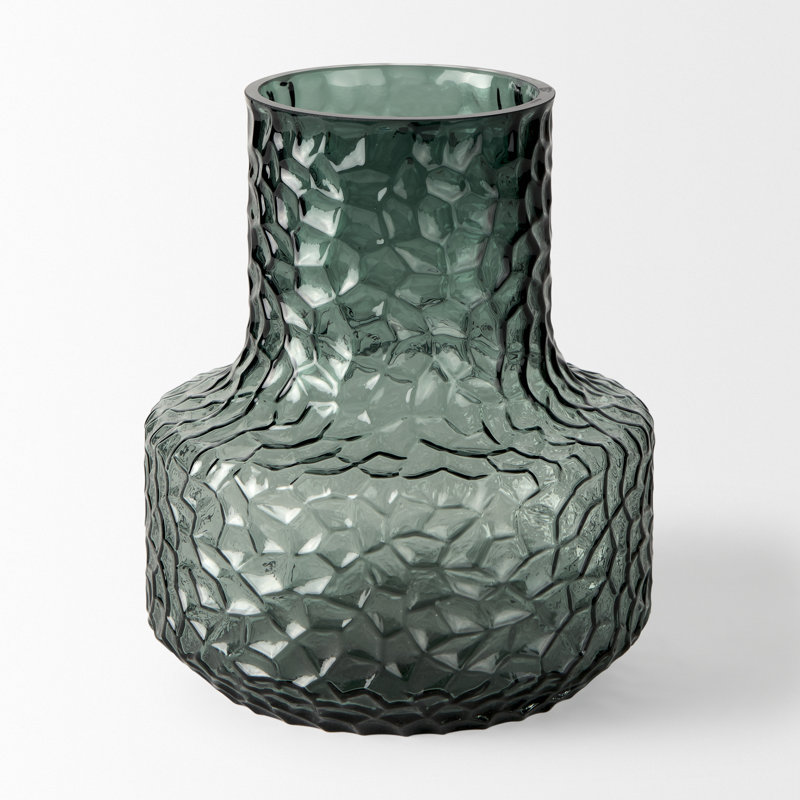 Lennys Glass Table Vase, Green