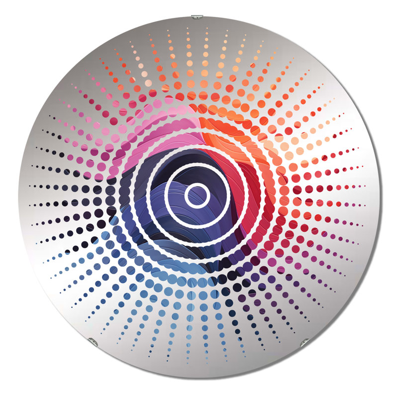 Creosote - Miroir mural Sun Circles, 23,6 po x 23,6 po