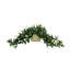 Nature's Elegance Faux Ruscus Plant in Ceramic Pot