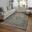 Fillmore Transitional Medallion, Blue/Gray, 2'-6" X 8' Runner-1583739535