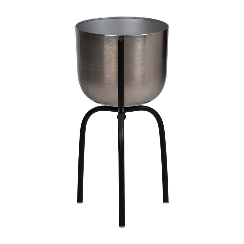 Pot à fleurs en métal Odab, H 20 po x l 10 po x P 10 po