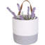 Panier mural suspendu en corde de coton 2 pièces avec poignée, paniers de rangement suspendus, panier de rangement pour paniers de rangement-2109764685