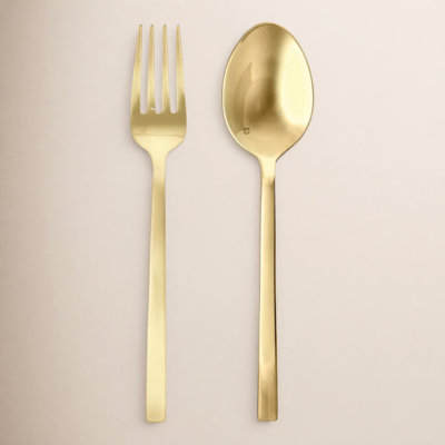 Arezzo Brushed Salad Servers