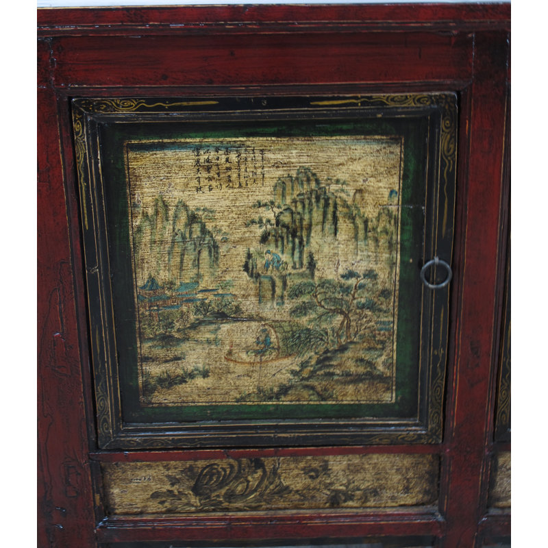 Mongolia 81.5 in. W Solid Wood Sideboard
