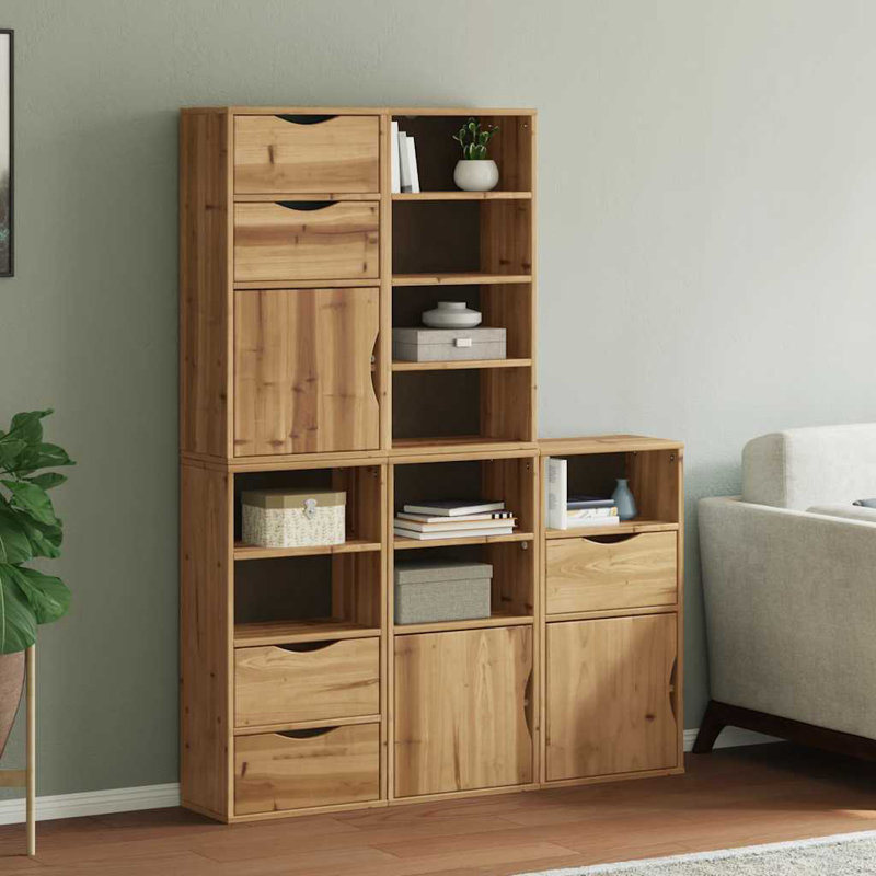 79cm H x 40cm W Bookcase, Natural