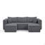 Canapé modulaire compact en velours côtelé-1426791113