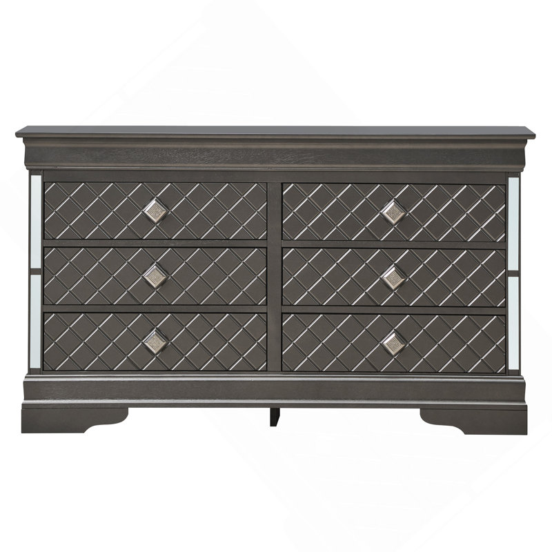 Commode Verona G6790-D, champagne argenté, Champange argenté