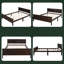 Lit plateforme en bois avec tête de lit et lattes en bois-830139816-830139818