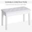 Coralvine Faux Leather Piano Stool Makeup Stool with Storage-405633641