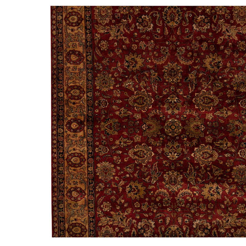 Oriental Area Rug in Gold