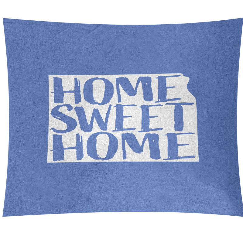 Tapisserie murale kansas doux pour la maison, H 27,5 po x l 37,5 po, Bleu