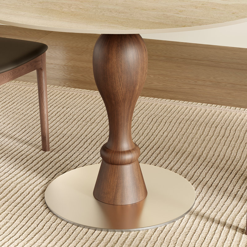 Ensemble de chaises bistro 39 "/ 43" pour 2 à 4 tables de salle à manger coin-repas avec base en pierre frittée et base en métal