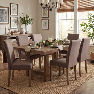 High Back Upholstered Parsons Dining Chair