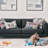 Pets Animals Reversible Throw Pillow