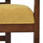 Chaise de salle à manger intérieure en bois rembourrée (ensemble de 2)