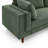 Kraz MINIMORE Modern Style 85'' Square Arm Sofa-1784142450