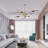 8-Light 39.4" Rotatable Sputnik Sphere Chandelier