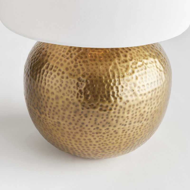 Mercury Table Lamp, 21.5" H x 14" W x 14" D