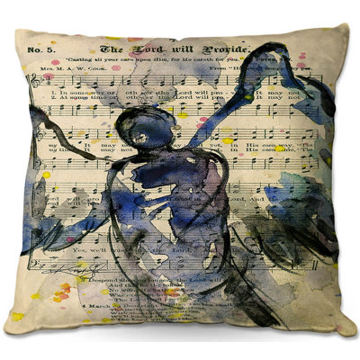Abstract Reversible Throw Pillow