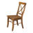 Dugazon Duante Solid Wood Cross Back Side Chair-1523155751