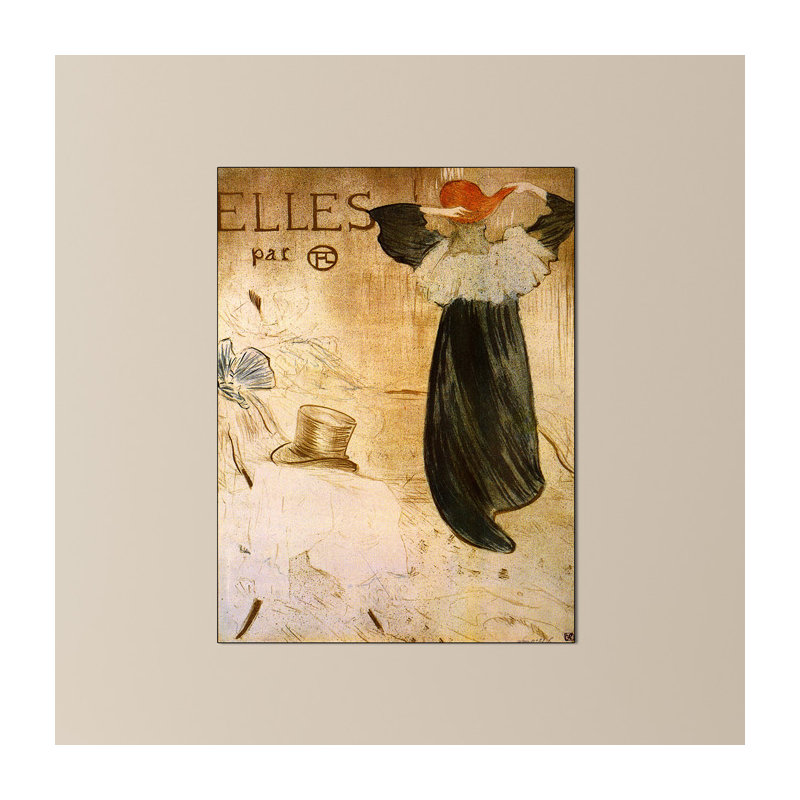 Henri De Toulouse-Lautrec - Wrapped Canvas Painting, 80cm H x 60cm W x 1.8cm D