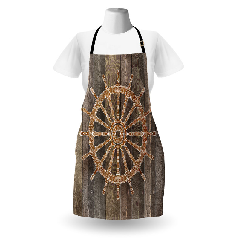 No Pattern Bib Apron