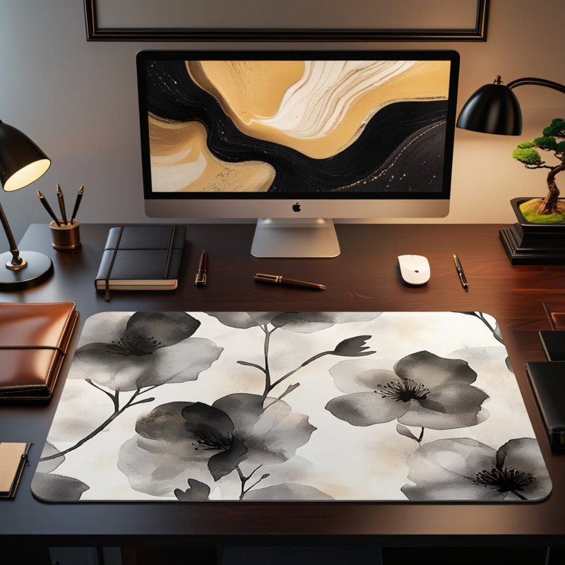 Polyester Desk Pad, 14.4x12.1