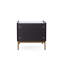 Modern Living Area End Table With White/Grey Stone Surface And Frame - Functional Stylish Option Luxury Decoration Design