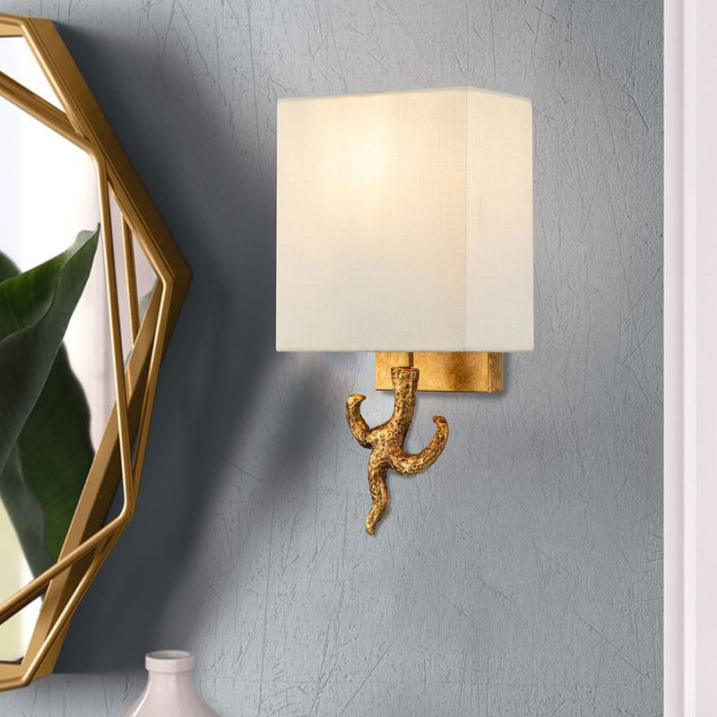 Jahaad Sconce in Gold Leaf