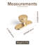 1.23" Diameter Mushroom Knob With Backplate(G021)-119262486