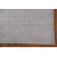 Tapis gris en laine noué à la main de conception unique 3 pi 11 po x 5 pi 11 po New Age
