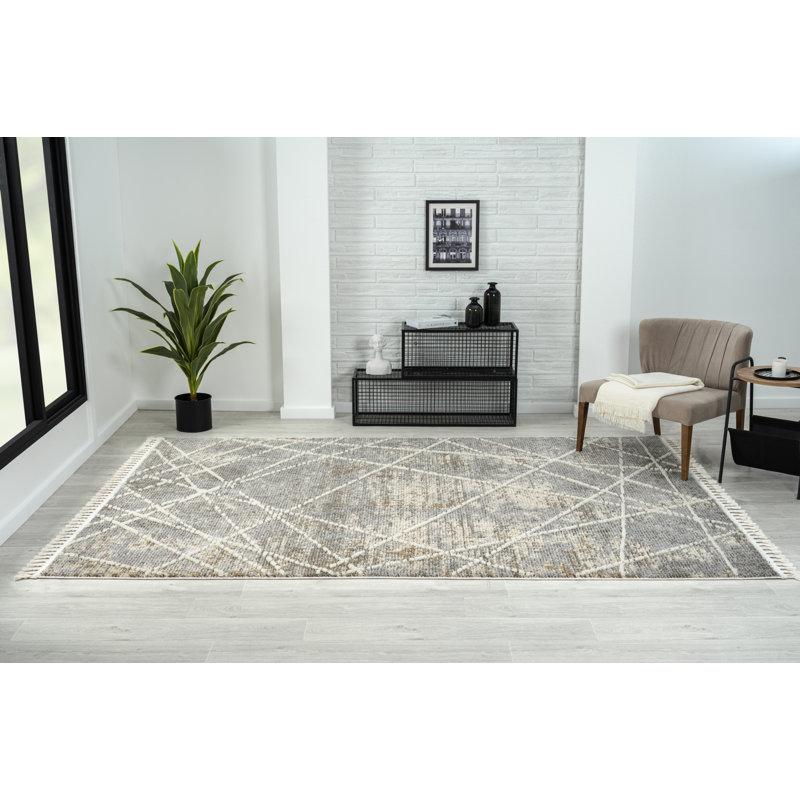 Sarina beige Rug, Rectangular 200 x 290cm