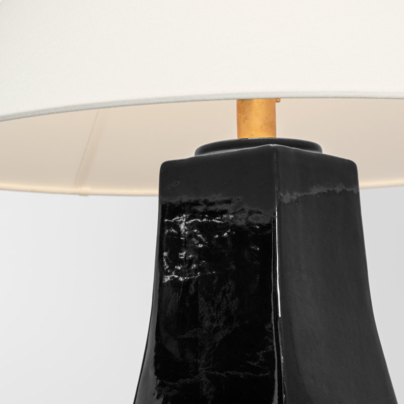 Cabazon Table Lamp, Raven Black, 29.75" H x 22" W x 22" D