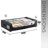 Set Of 2 Under-bed Storage Bins With Smooth-glide Wheels & Clear Zippered Covers, Tool-free Assembly